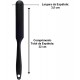 Espátula 32cm Confeiteiro Em Silicone Preto Mak Inox